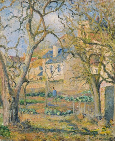 Vegetable Garden by Camille Jacob Pissarro